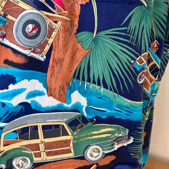 Diamond Head Sportswear Hawaiian Shirt - Car Lovers - Size XL - Picture 4 of 9